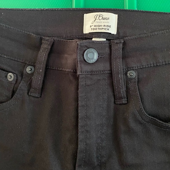 NW J Crew High Rise Black Jeans - Picture 3 of 7